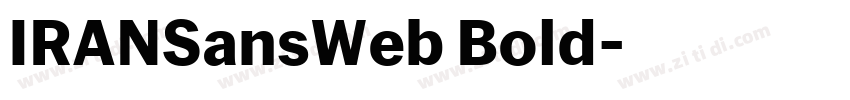 IRANSansWeb Bold字体转换